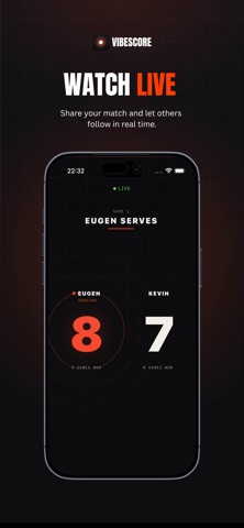 VibeScore - Feel the Score iPhone screenshot