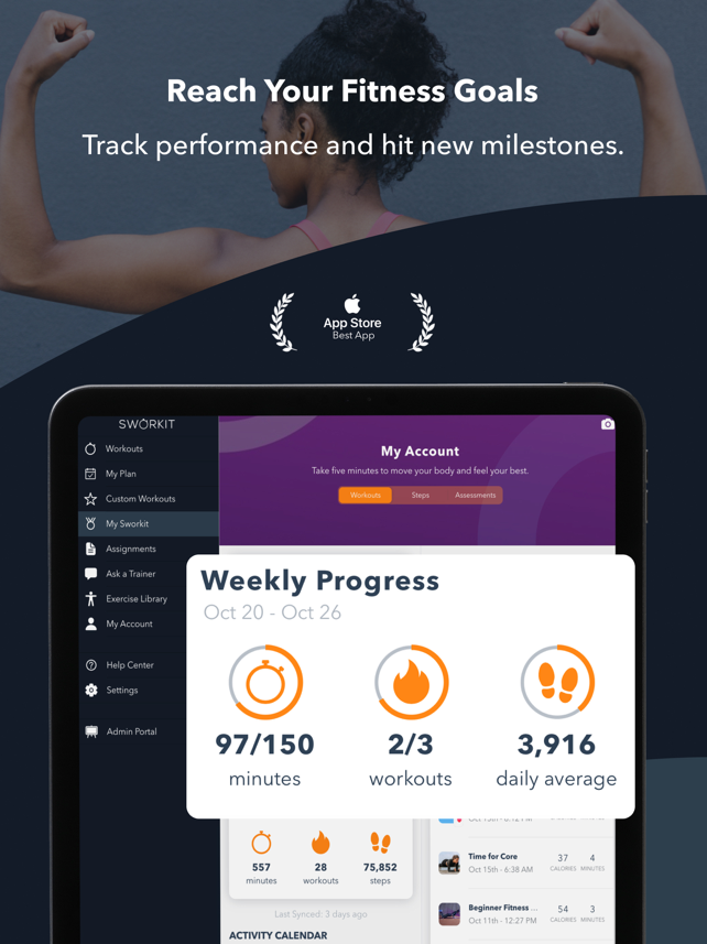 Sworkit Fitness & Wellness App Screenshot