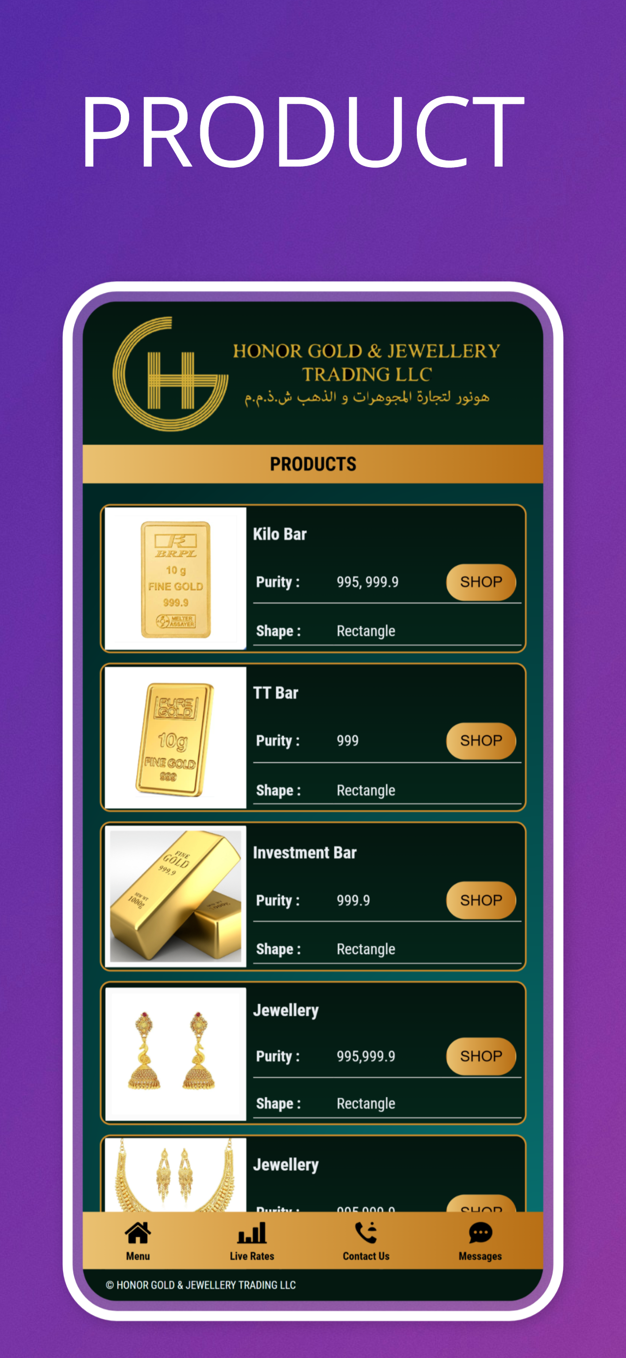 Honor Gold And Jewellery