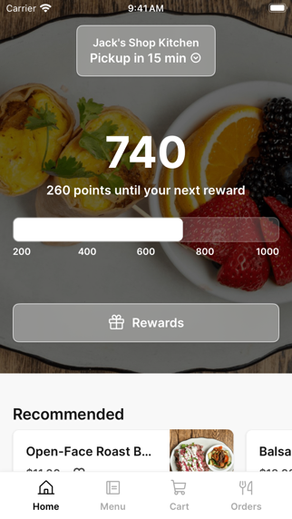 Jack's Shop Kitchen iPhone screenshot 1 - Food & Drink app