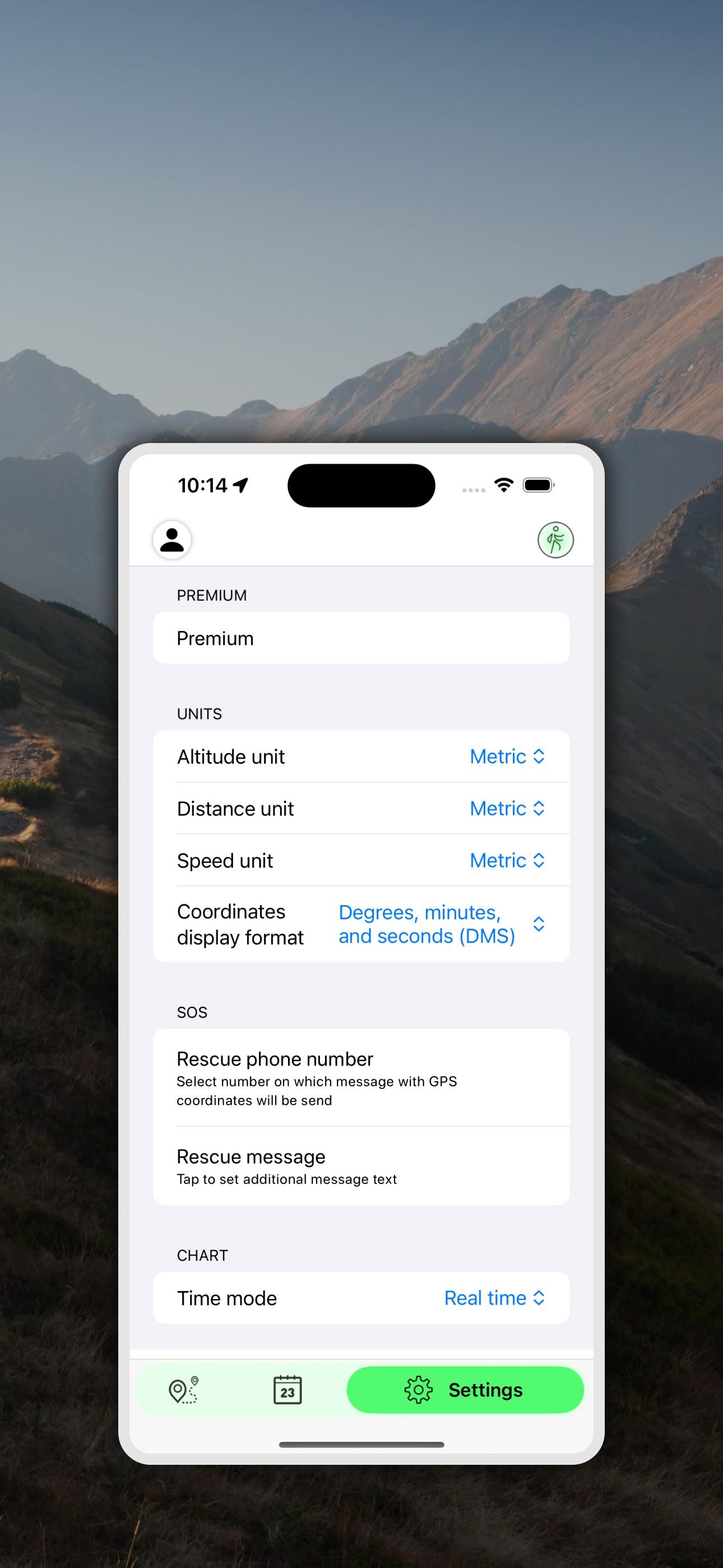 Altimeter Mountain GPS Tracker