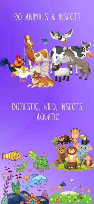 Animal Sounds & Insects 90+ screenshot 1