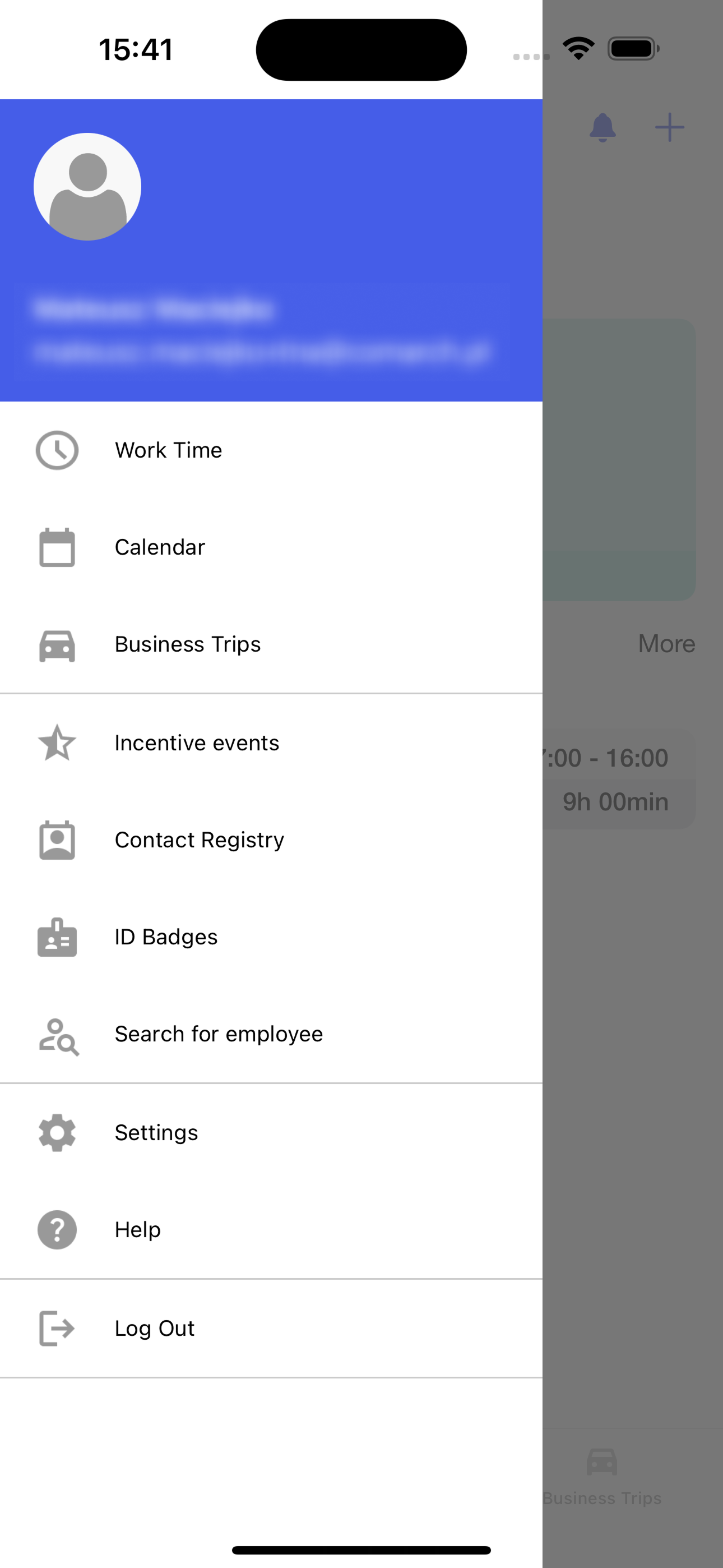Comarch TNA screenshot 4