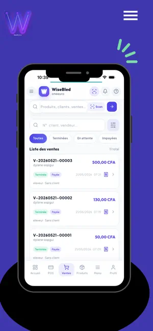 WiseBled POS & Business screenshot 1