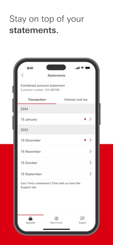 HSBC Australia iPhone screenshot 5