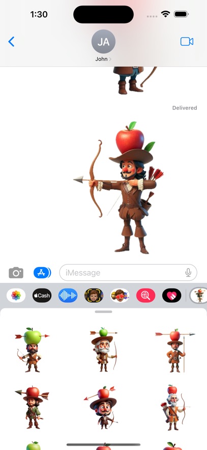 William Tell Stickers