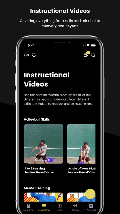 Wall Volleyball Training App Screenshot