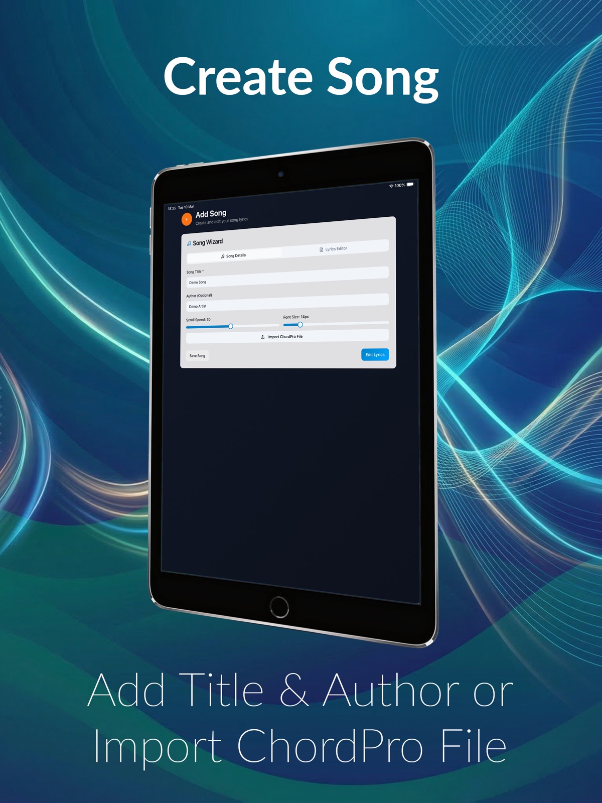 LyricsFlow Pro ipad screenshot 3
