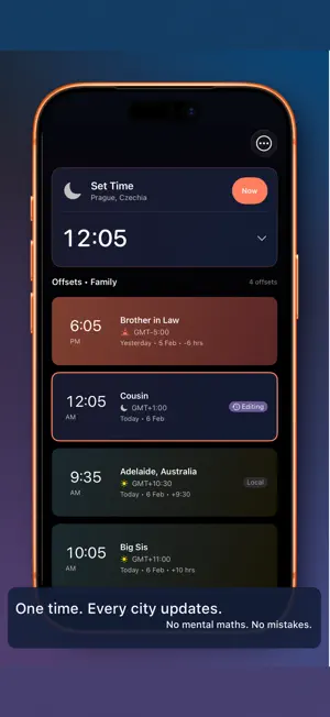 Offset - Time Zone Conversions screenshot 3
