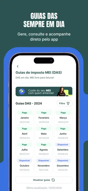 Mais MEI: abrir MEI, DASN, DAS iPhone screenshot 3