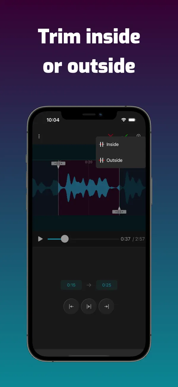 #3. Music Trimmer (iOS) Ved: Fabricio Cordova Lucero
