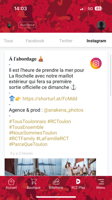 Screenshot #1 pour Rugby Club Toulonnais