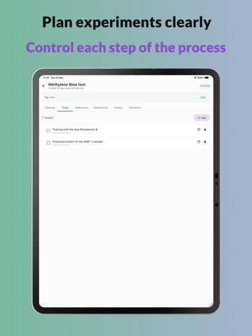LabNote: Laboratory Notebook iPad screenshot
