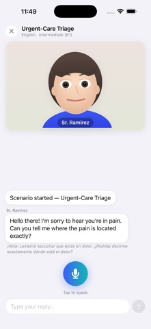 Fluency Simulator iPhone screenshot
