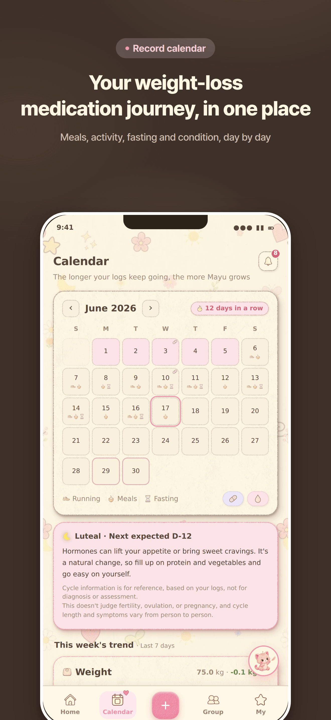 Mayu - Diet & Calorie Tracker screenshot 2