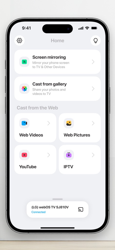 Screen Mirroring・Smart View TV - Intuitive Home Interface