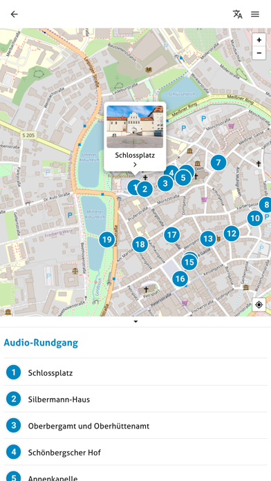 Silberstadt® Freiberg Guide Screenshot
