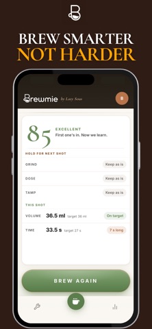 Brewmie: Espresso Shot Dial-In Screenshot 2 of 5