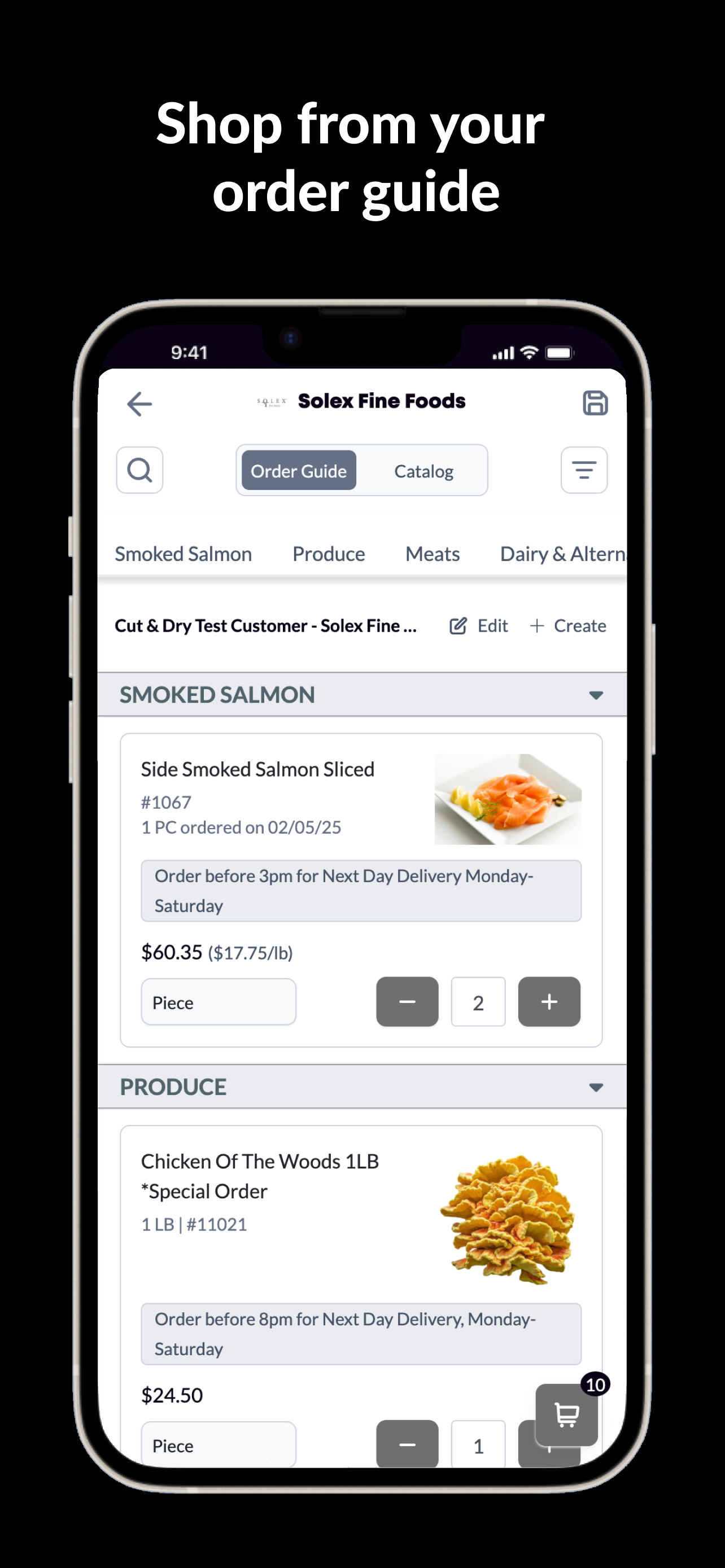Solex Fine Foods screenshot 2