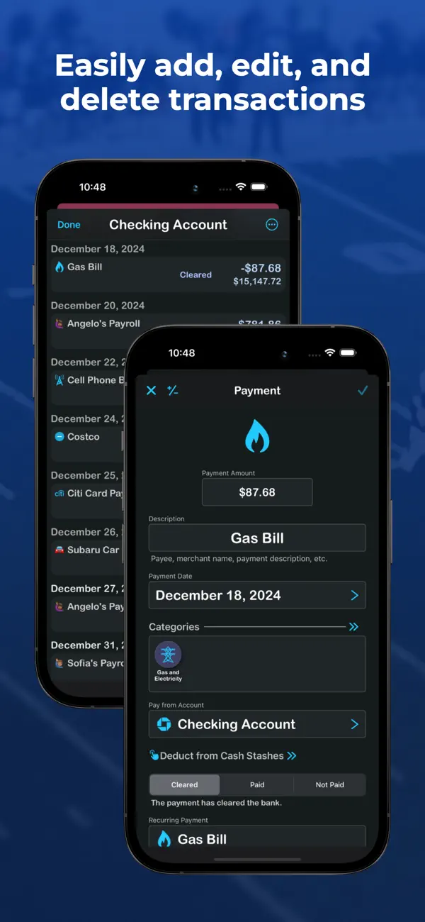 Screenshot #2 pour Cashly: Track Your Money