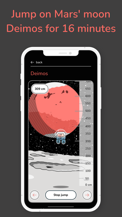 Jump on planets and moons screenshot