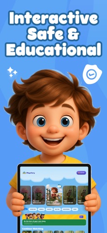 SafeStory: Calm Kid Stories iPhone screenshot