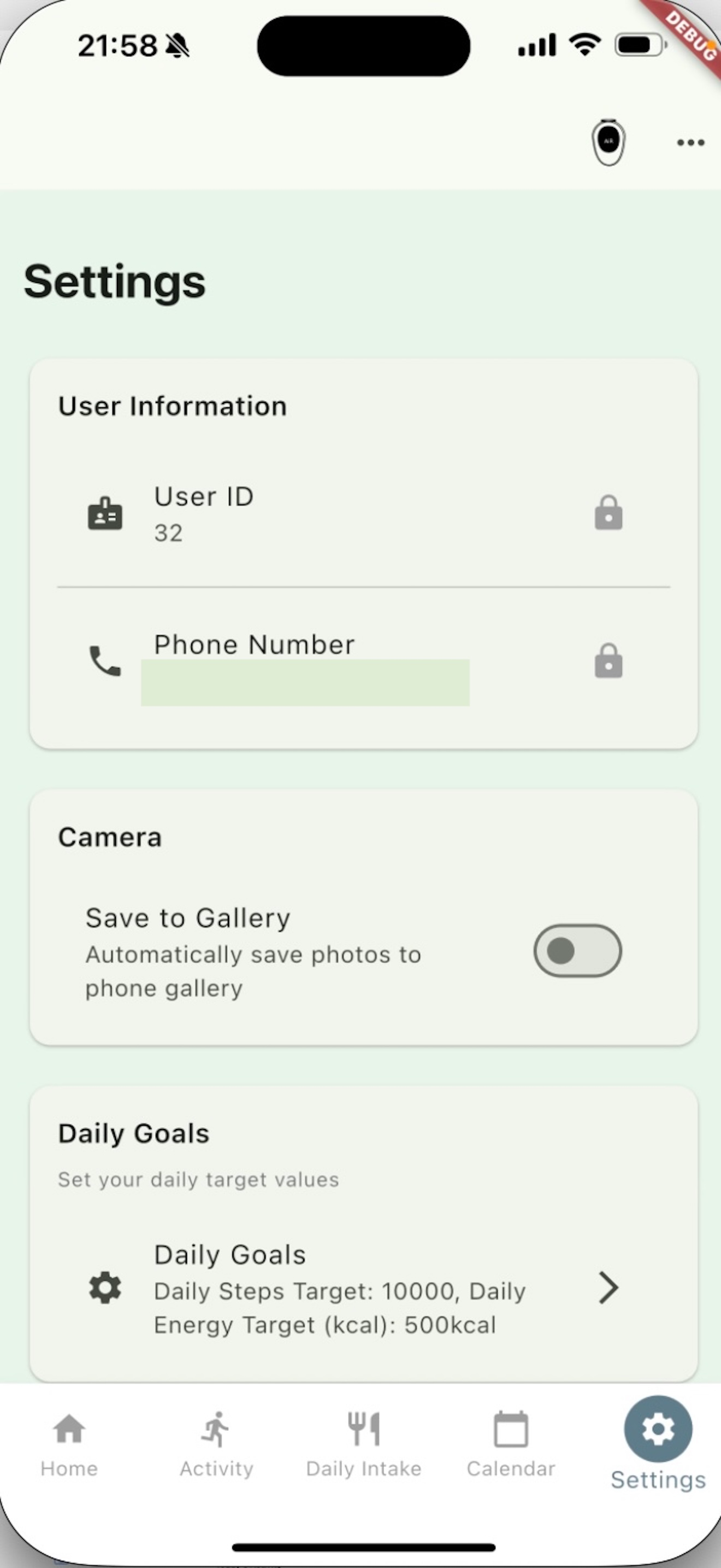 DietaryApp screenshot 6