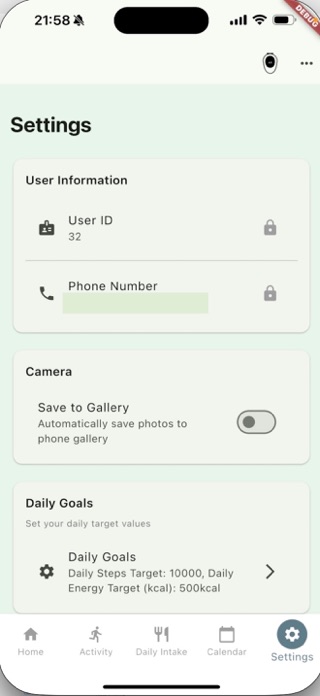 DietaryApp Screenshot 6 of 6