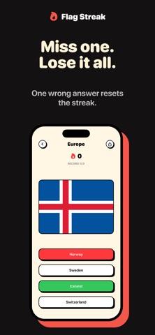 Flag Streak: World Flags Quiz Screenshot 3 of 5