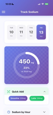Simple Sodium Tracker Screenshot 2 of 4