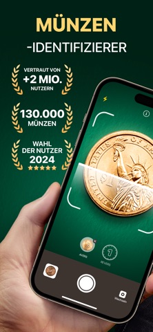 Coin ID: Münzen erkennen iPhone screenshot 1