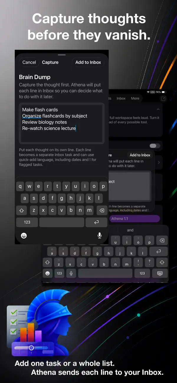 Screenshot #1 pour Athena Life Manager Mobile