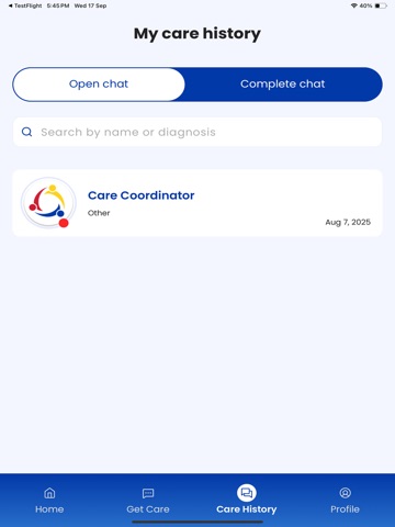 MCCN iPad screenshot