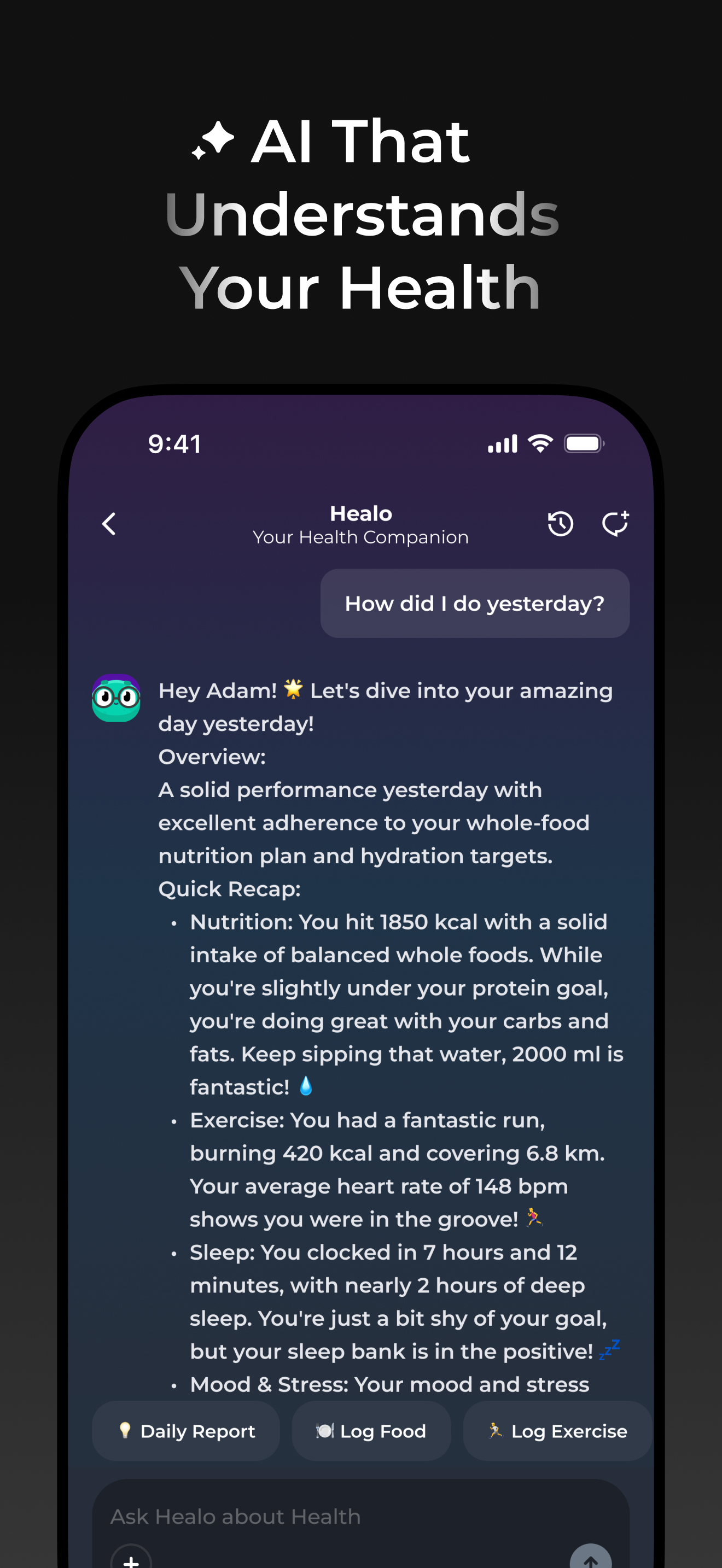 Hea! -AI Health Coach&Body Age screenshot 4