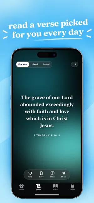 Scroll The Bible: Prayer Lock screenshot 4