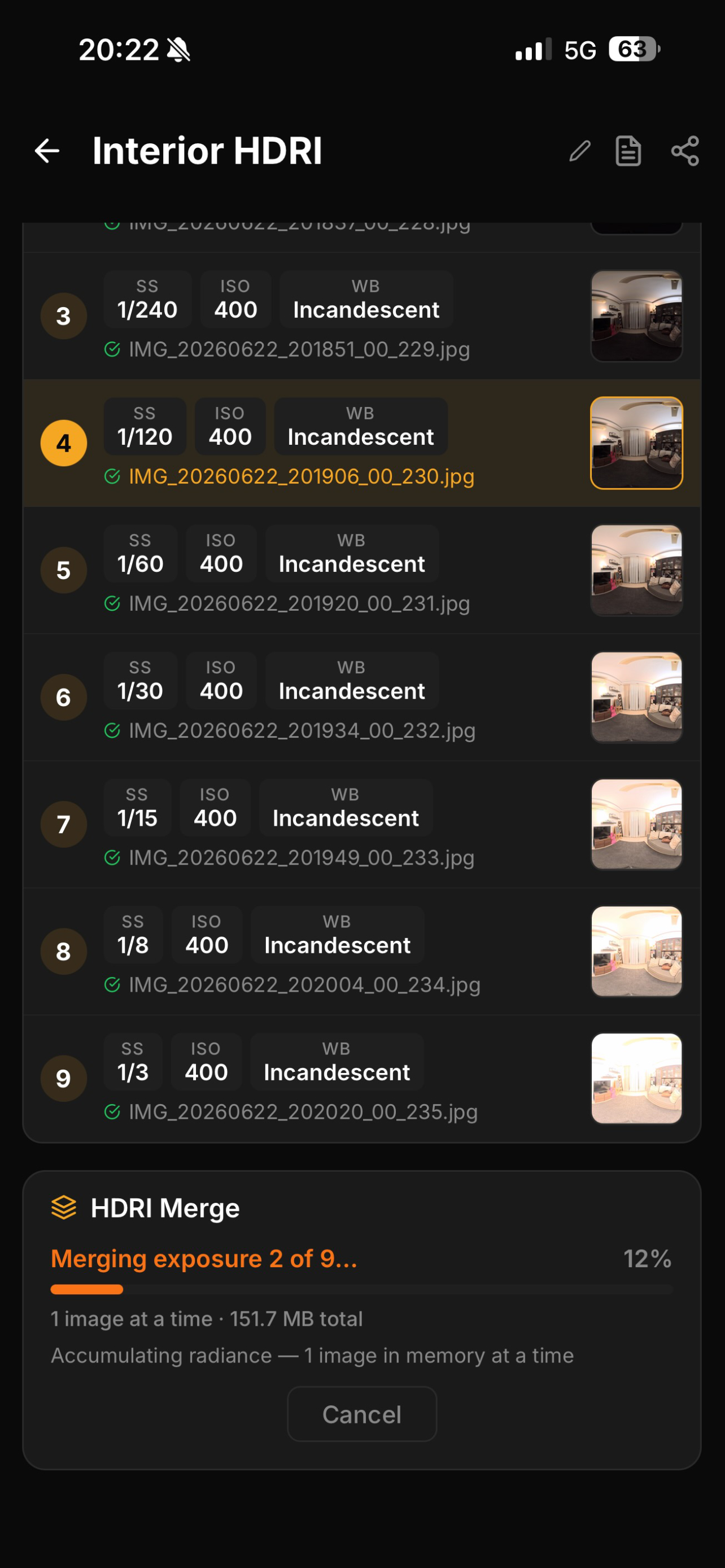 Bracket 360 HDRI screenshot 3