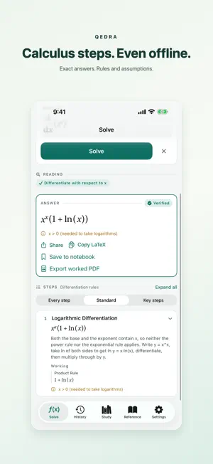 Qedra: Math Solver screenshot 1