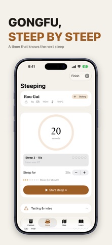 Tea Timer & Journal: Gaiwan screenshot 2