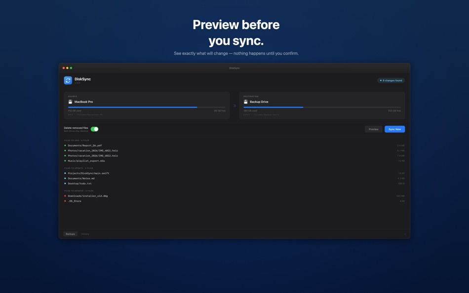 #2. DiskSync (macOS) Göre: Creative Field