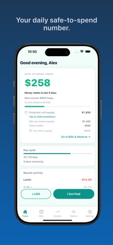 DayWallet screenshot