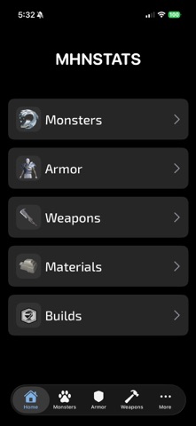 MHNStats screenshot