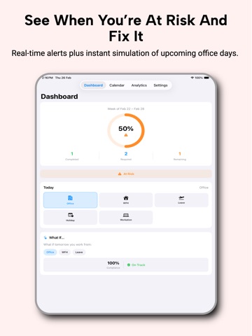 OfficeComply: RTO Tracker iPad screenshot
