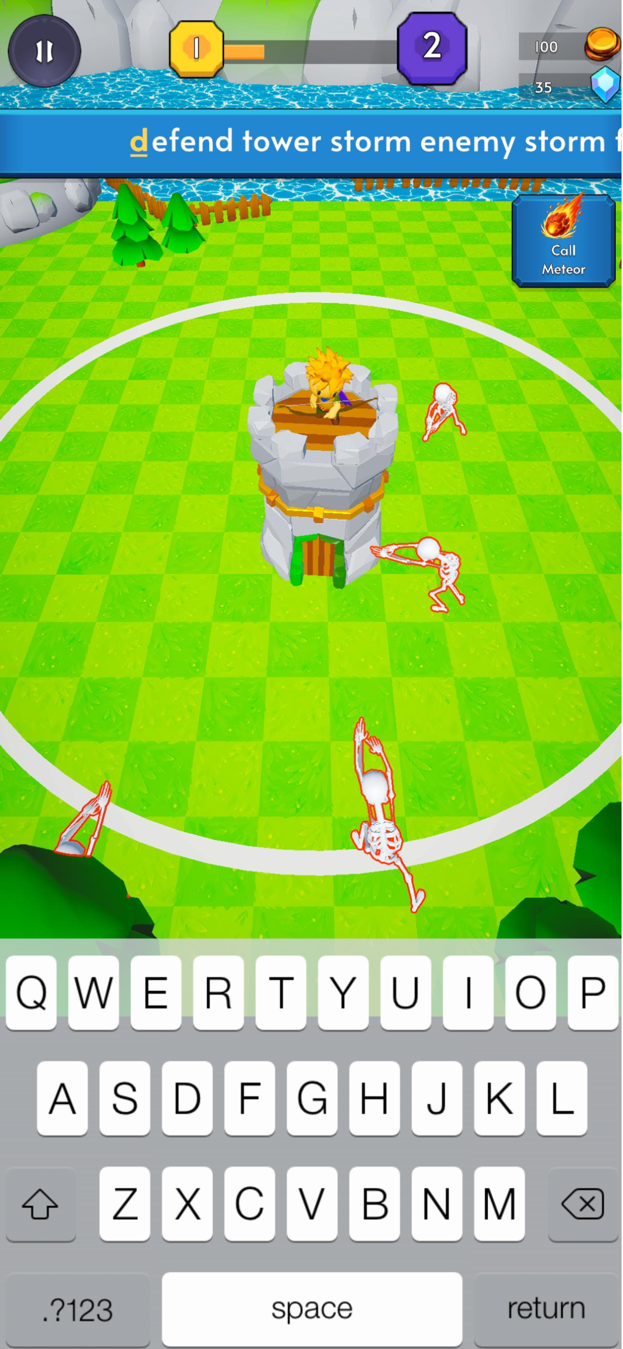 Word Hunt: Typing RPG screenshot 2