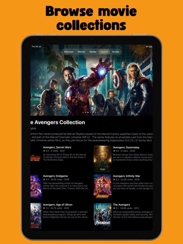 TV Time: Track Shows & Movie iPad screenshot