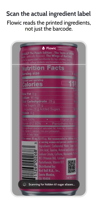 Flowic: AI Ingredient Scanner Screenshot 2 of 5