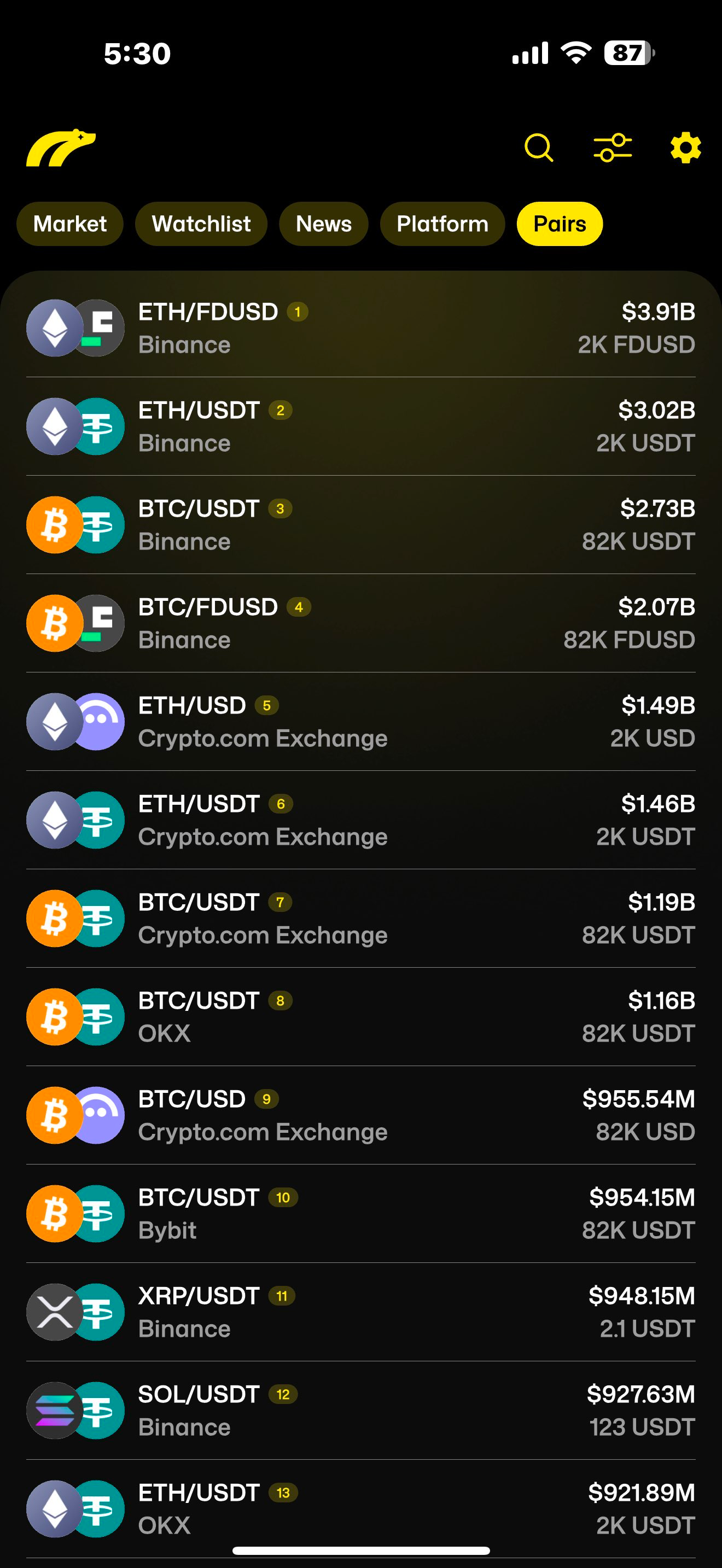 CryptoFlux screenshot 5