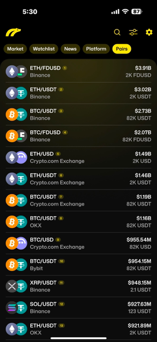 CryptoFlux Screenshot 5 of 5