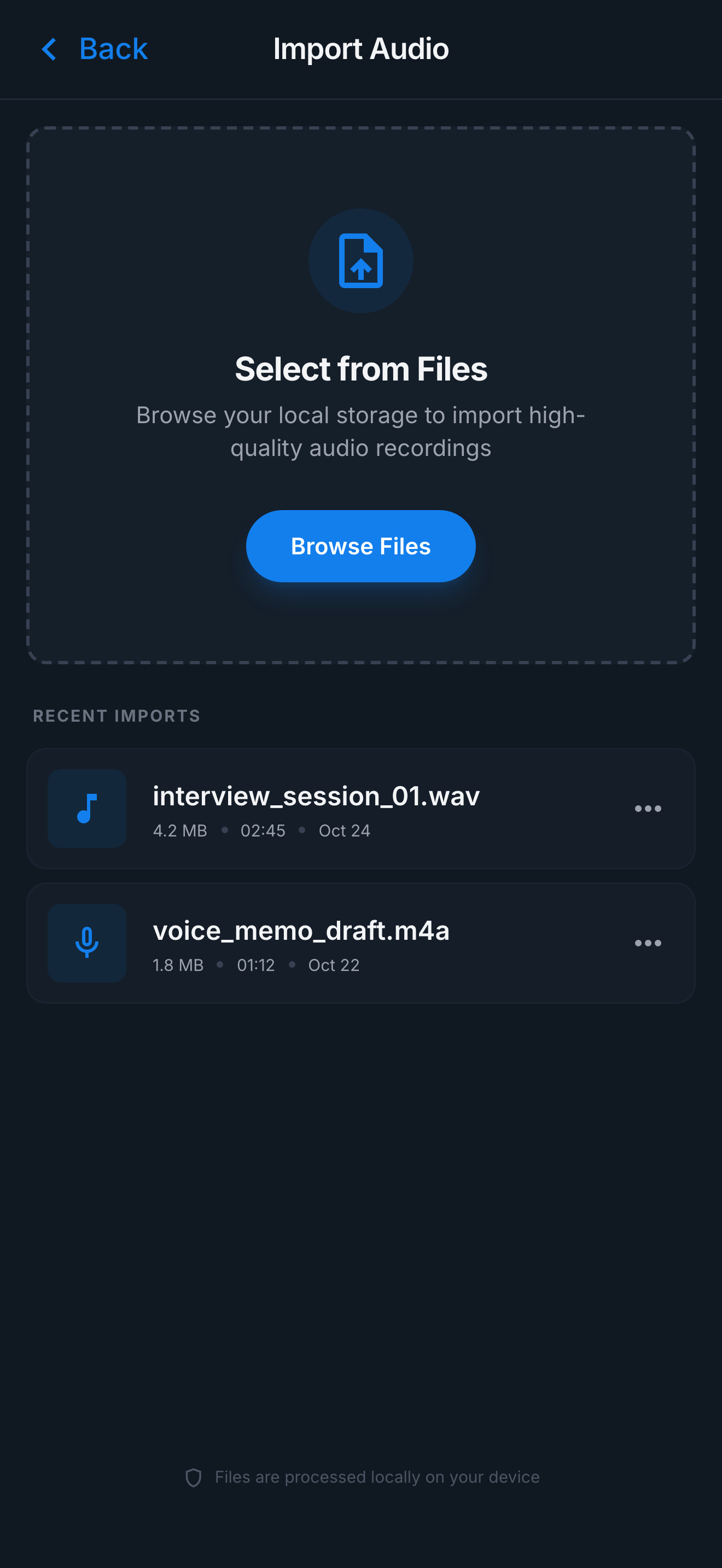 Recorder - Voice Record screenshot 3