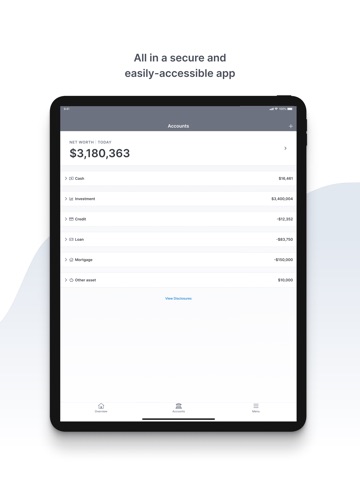 Greystone Financial iPad screenshot