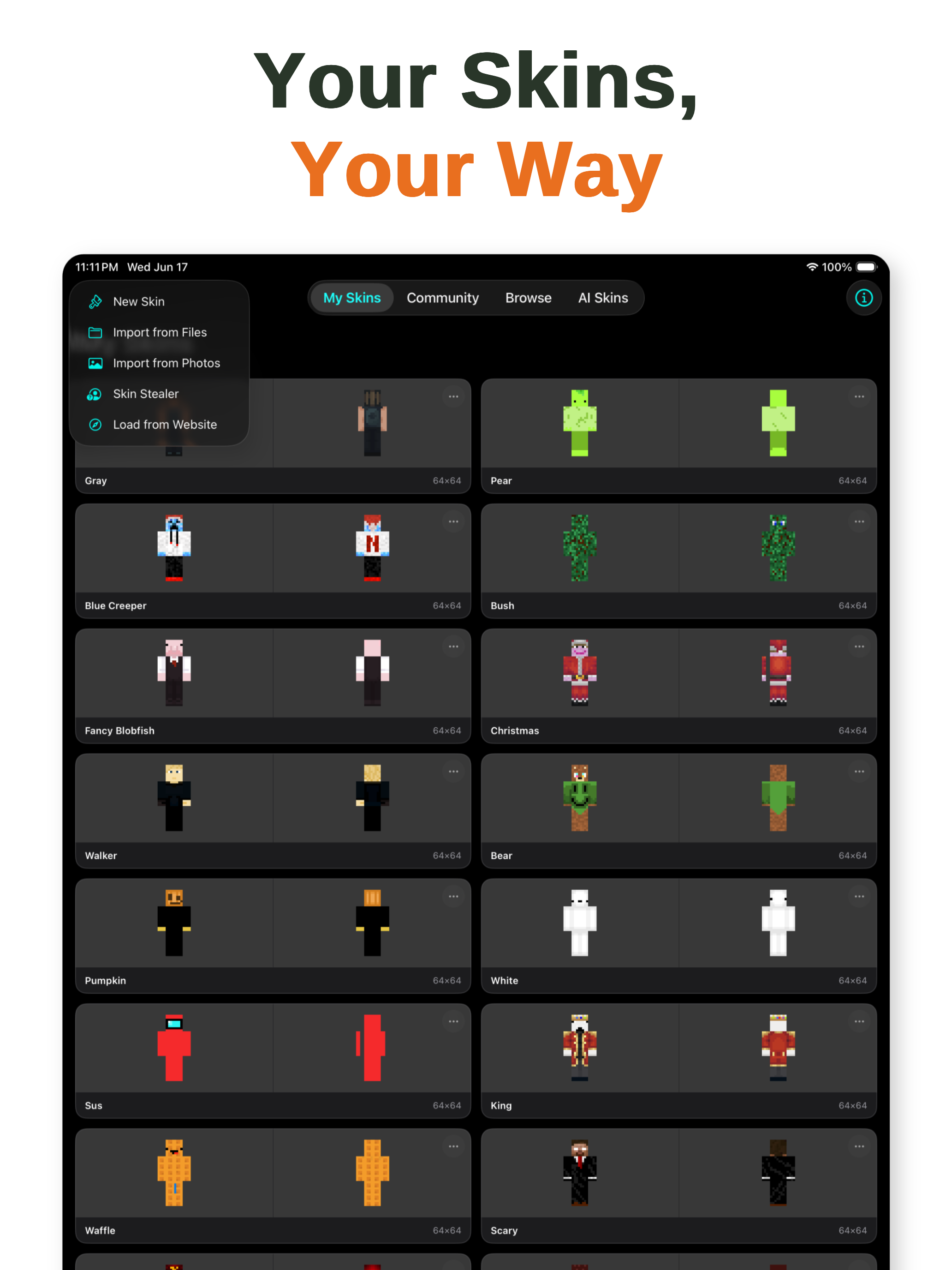 BlockDrip: Block Skin Editor screenshot 11